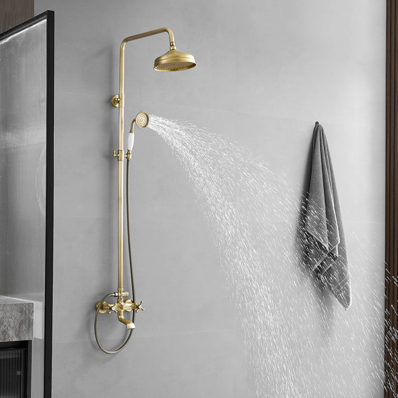 Système de douche complet à aiguilleur, Ancien