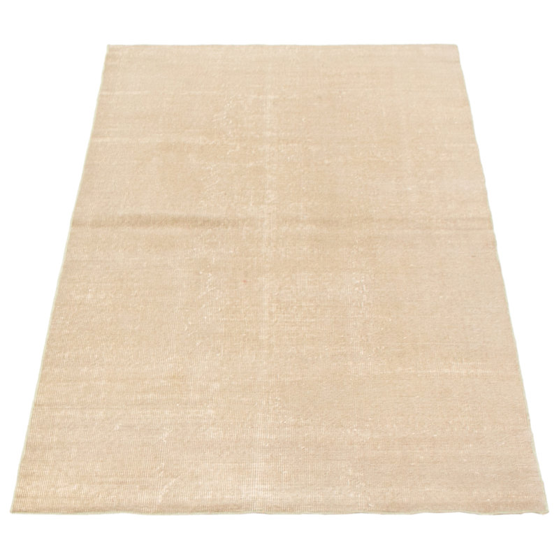 Narol One-of-a-Kind 3'6" X 6'5" 2000s Wool Area Rug in Taupe