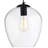 U shaped Brushed Nickel glass pendant-103484915-107505102