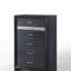 Commode au design moderne avec finition noire