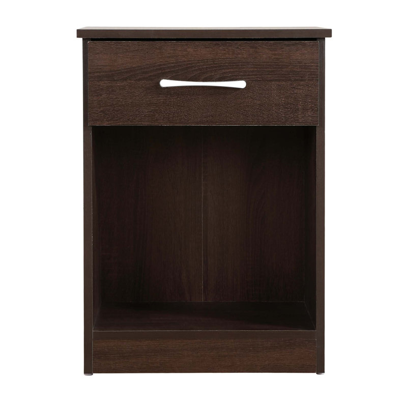 Nightstand For Dreamy Bedrooms, Dark Brown
