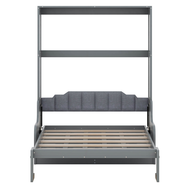 Grand lit escamotable avec coussin Araban, Gris