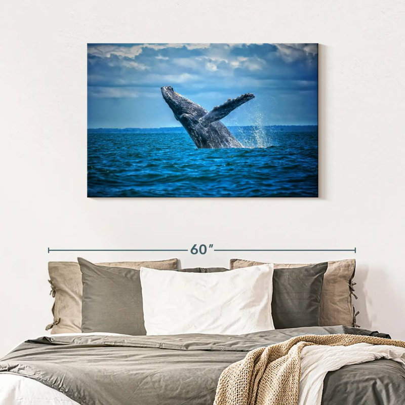 Pacific Humpback Whale, 30" H x 45" W