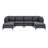 Cheryal 123" Wide Reversible Modular Sofa & Chaise with Ottoman-285348720