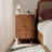 Classic Solid Wood Nightstand with 3 Drawers-2128642616-2127291481