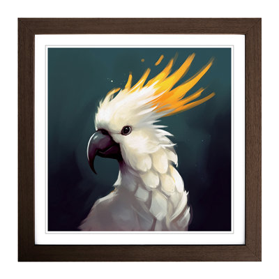 Cockatoo Conceptual Art - Framed Print