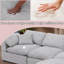 Canapé modulaire rembourré en chenille en L de L 111,5 po avec repose-pieds réversible 4 pièces Caylob-878737846