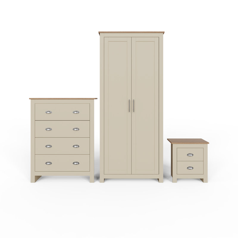 Kenneth Piece Bedroom Set, Cream
