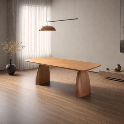 Solid wood ash unique dining table