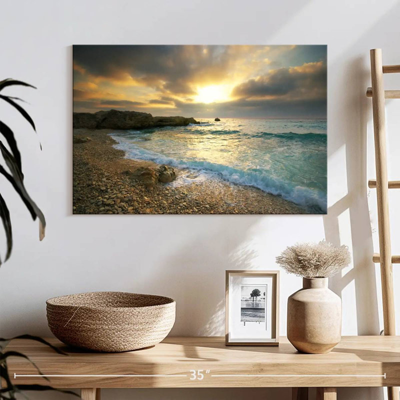 Gillard, coucher de soleil hypnotisant, H 16 po x l 24 po