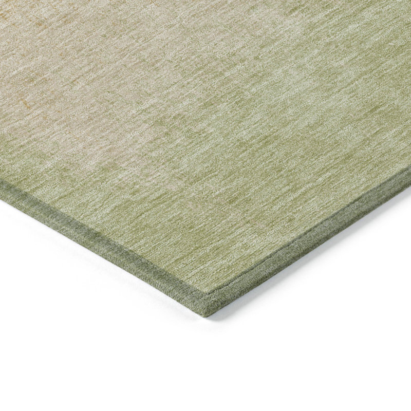 Machine Washable Indoor/Outdoor Xhevrie Coral Rug, Rectangle 1'8" x 2'6"