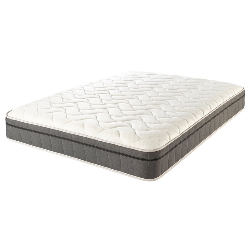 Luxury Medium Euro Top Hybrid Pocket Mattress with Memory Foam, Single (3')
