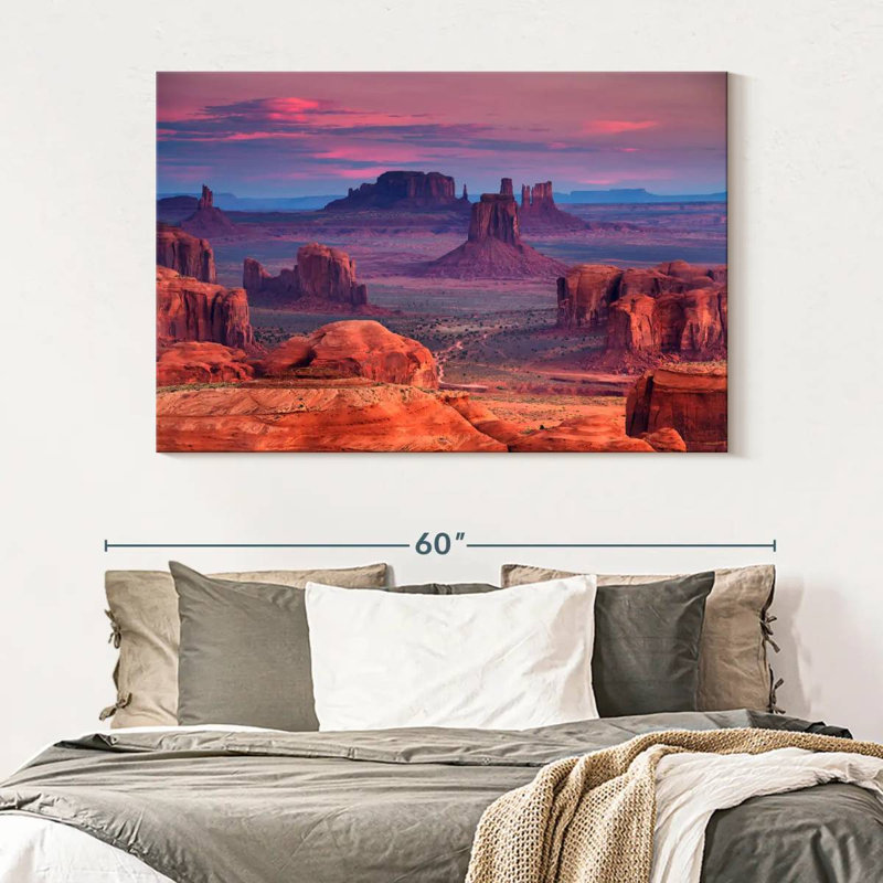 Hannes Monument Valley, paysage désertique, H 34 po x l 51 po