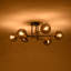 Glass Bubble Sputnik Semi Flush Chandelier -2023126853