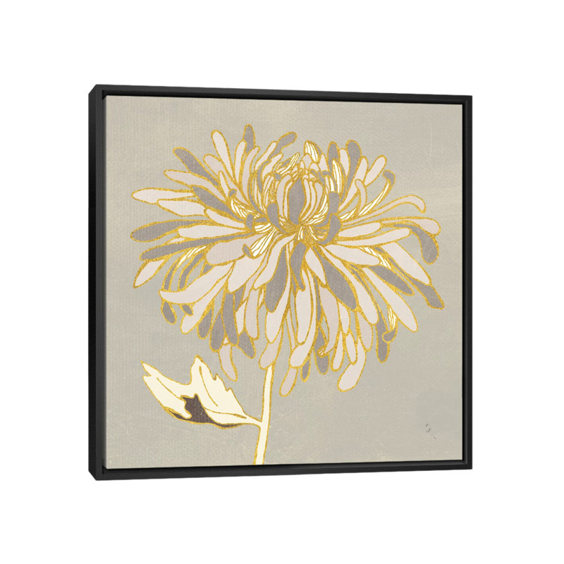 « sarah jardin gatsby iii », reproduction d’impression sur toile tendue, H 18 po x l 18 po x P 1,5 po, Toile avec cadre noir