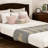 Twin Platform Bed With Storage Drawer And Wood Slat Support No Box Spring Needed-1788316094