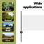 Fence with Post Segment Outdoor Barrier Garden Terrace Divider Boundary-44358831-44358821
