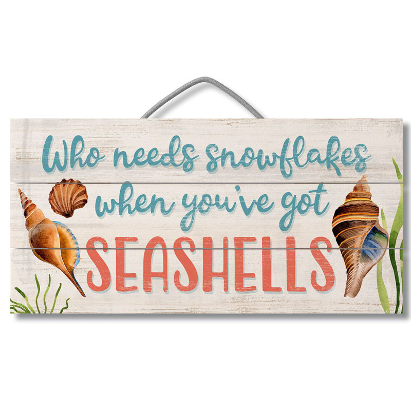 Coastal Wall Decor on Solid Wood