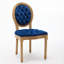 Chaise de salle à manger en velours-917213066