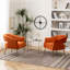 Fauteuil d'appoint en velours Chynna-1662602966