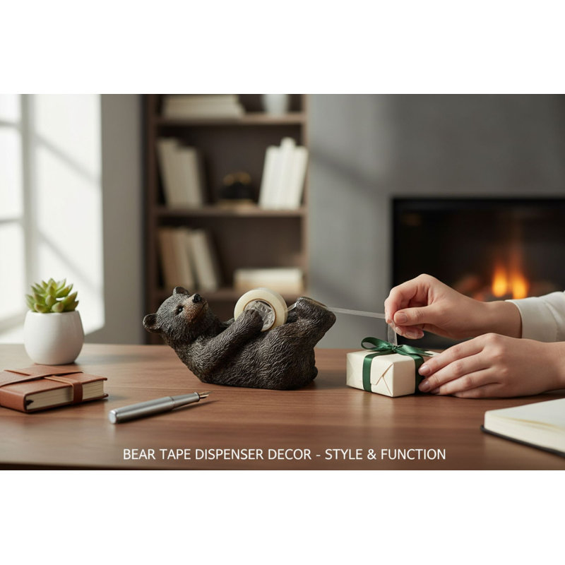 Distributeur de ruban adhésif Playful Black Bear