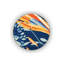 Tapis décoratif moderne à motif marine et poisson Koi-814624561