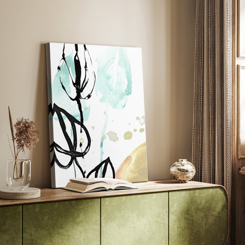 No Deckle Tropical Moderne VI - Gallery Cavas, H 12 po x l 8 po