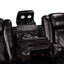 Fauteuil inclinable électrique entièrement assemblé de 99 cm de large avec port de chargement USB, canapé inclinable en similicuir brun