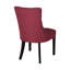 De 2 chaises de salle à manger rouges - look moderne avec pieds fuselés pour une expérience contemporaine