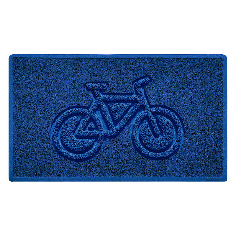 Non-Slip Indoor / Outdoor Doormat, Blue, 45cm W x 75cm L