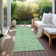Washable Floral Indoor / Outdoor Rug