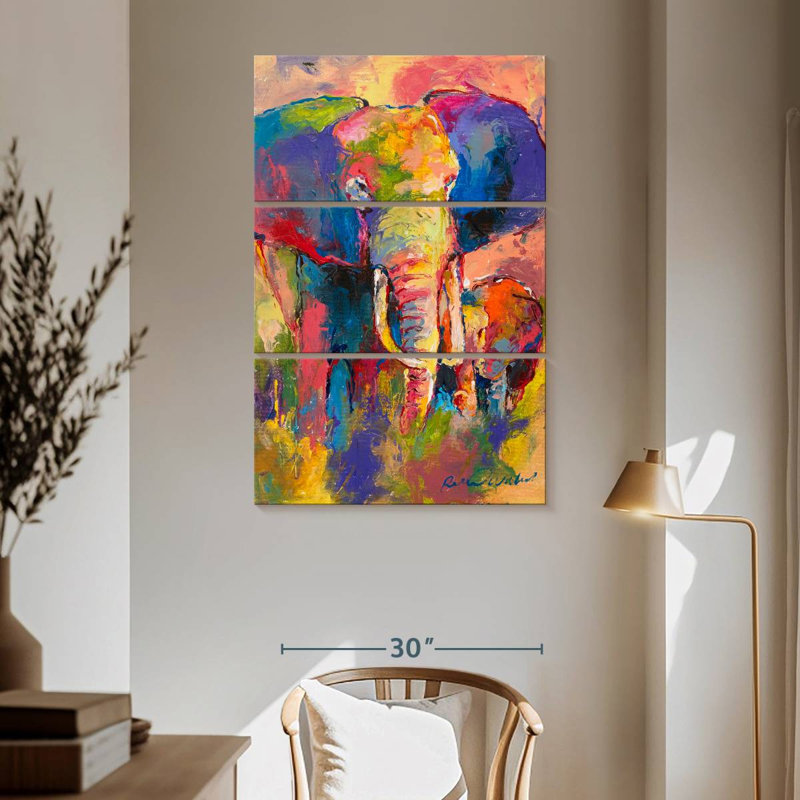 Brampt Elephant I, 65" H x 42" W