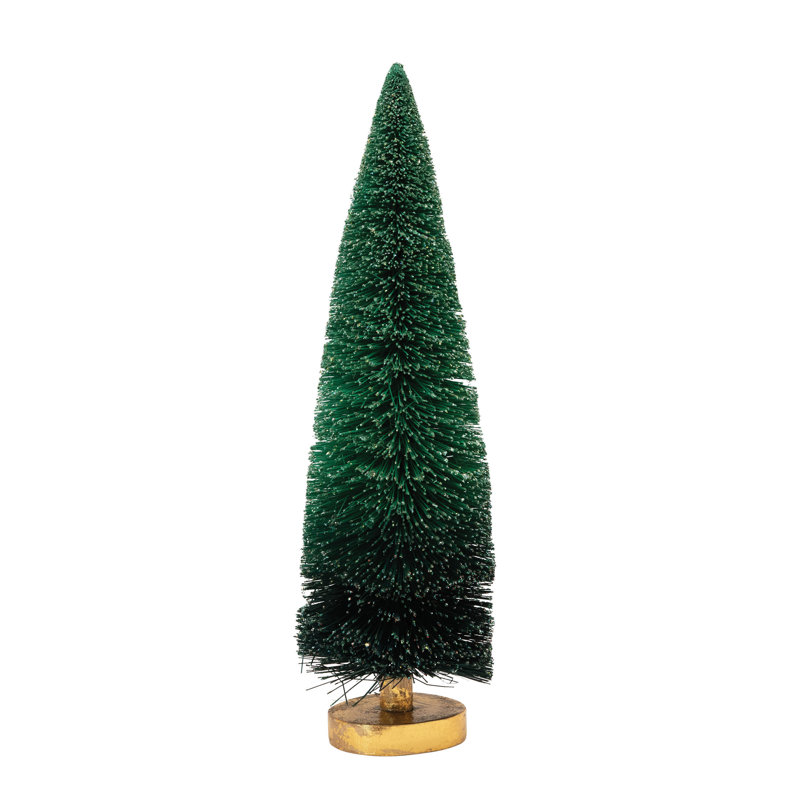 Arbre de table en sisal, H 16,5 po x l 4,75 po x P 4,75 po, Rose ombragé