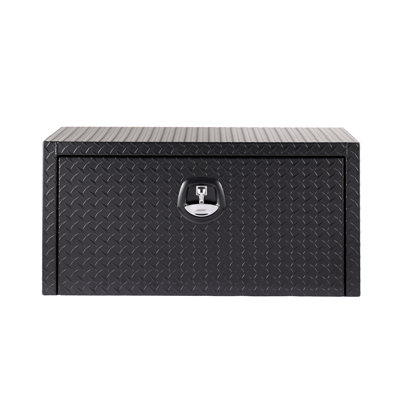 36 po, aluminium, coffre à outils pour camion, imperméable, cadre léger, serrure de protection contre le vol, coffre compact élégant, fabrication robuste, joint protecteur