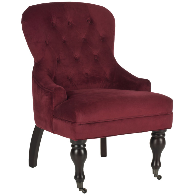 Fauteuil de 17,5 po Mcdaniel, Turquoise clair, Non, Brun