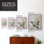 Série FLORAL CCL - Reproduction encadrée de qualité supérieure - prête à être accrochée - aucun clou requis - aucun clou requis-282073938-282073943