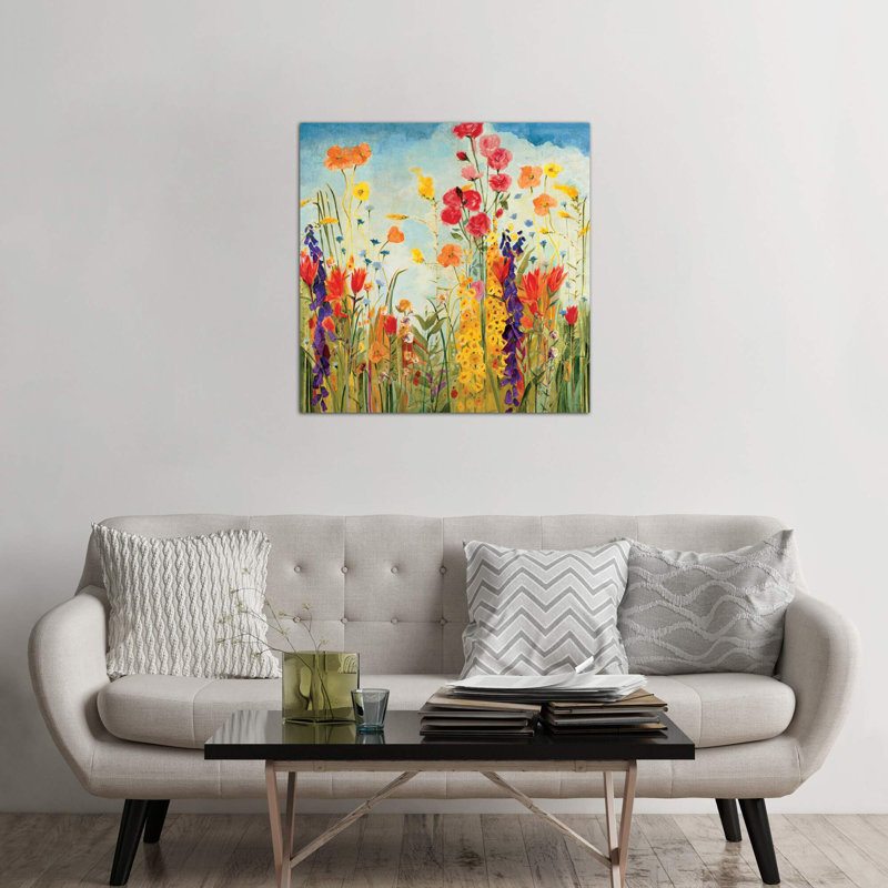 Laughter by Jill Martin - Painting on Canvas, 93.98 cm H x 93.98 cm W x 1.91 cm D