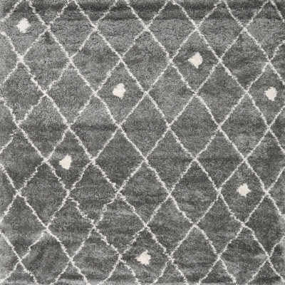 Tapis contemporain gris