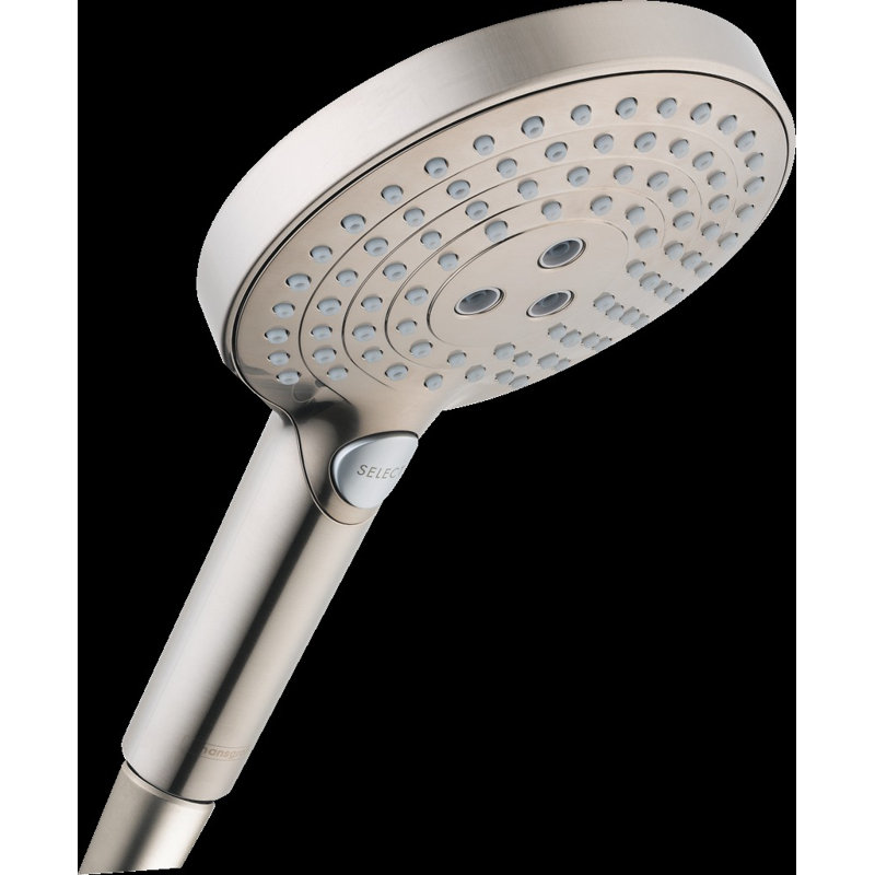 Raindance S Powder Rain Handheld Shower Head with Select, Brushed Nickel, 2.5 GPM