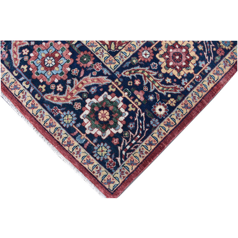 Elegant Wool Oriental Area Rug, Rectangle 9'11" x 13'10"