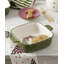 Evergreen Square Scallop Baking Dish