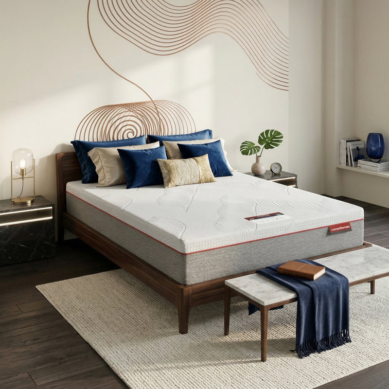 Premium Graphite Viscotherapy Foam Mattress, Super King (6')