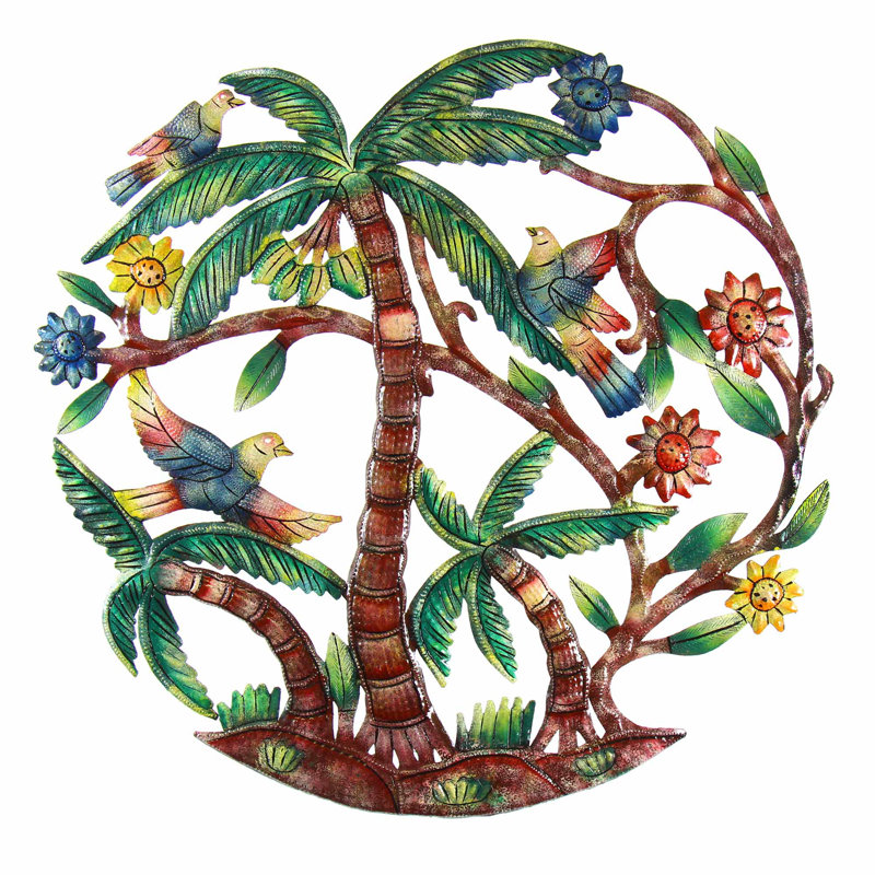 Handmade Coastal Landscape & Nature Wall Decor on Metal