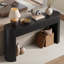 Console 55 po Tambour avec plateau de table ovale pour vestibule de vestibule-484922438-492933686