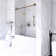 60 In. W X 60 In. H Frameless Sliding Bath Door