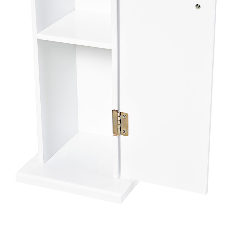 Toilet Paper Cabinet with 2 Shelves