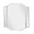 Ohemaa Contemporary Bi-Fold Curved Vanity Mirror