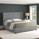 Naveen Upholstered Wingback Bed