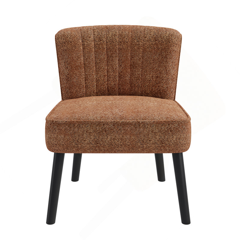 Chaise Shellback en brun, Brun / polyester