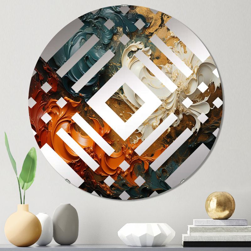 Jaiveon - Miroir décoratif diamant, 23,6 po x 23,6 po
